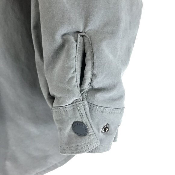 Eddie Bauer Voyager Fleece Lined Shirt Jacket Men's XXL Gray Shacket Outdoor - Picture 4 of 14